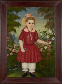 Girl in a Red Dress c 1850 - 23883