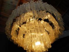 Monumental Camer Glass Chandelier Circa 1970 Free Shipping - 24295