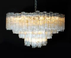 Monumental Camer Glass Chandelier Circa 1970 Free Shipping - 24297