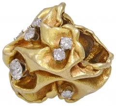 Gilbert Albert Diamond and Gold Ring Gilbert Albert - 24965