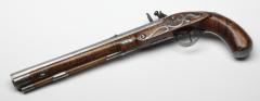 Flintlock Pistol probably Cincinnati engraved BB Brigham circa 1810 1820 - 25527