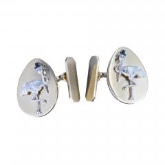 14K Gold Cufflinks New York City Stork Club - 340824