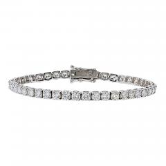 14K White Gold 7 01cttw G H VS2 Tennis Bracelet - 4256319
