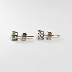 14K White Gold Diamond Stud Earrings 1 60ct - 4738130