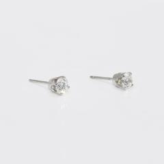 14K White Gold Diamond Studs 90tdw 1g - 4738120