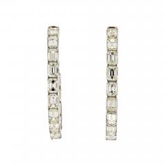 14K YELLOW GOLD EMERALD CUT DIAMOND 5 25CTS EARRINGS - 2294879