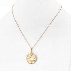 14K YELLOW GOLD STAR OF DAVID PENDANT - 2379266