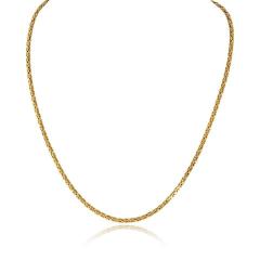 14K Yellow Gold 17 5 Inches Chain Necklace - 4512208
