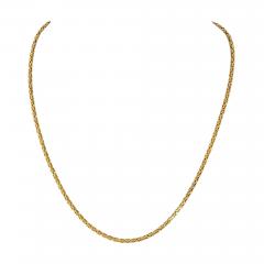 14K Yellow Gold 17 5 Inches Chain Necklace - 4512209