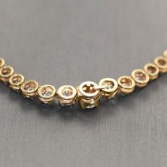 14K Yellow Gold Diamond Necklace 6 90tdw 22 1g - 4525748