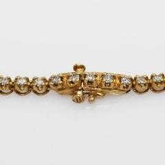 14K Yellow Gold Diamond Necklace 6 90tdw 22 1g - 4525749
