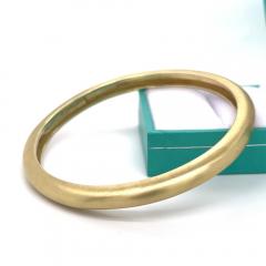 14K Yellow Gold MIGNON FAGET signed Bangle Bracelet - 3556624