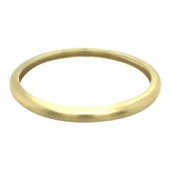 14K Yellow Gold MIGNON FAGET signed Bangle Bracelet - 3610515