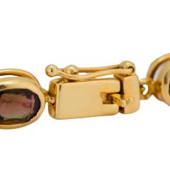 14K Yellow Gold Multi Gemstone Bracelet - 4715129