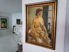 John Steuart Curry - Rubenesque nude woman . full figure Nude Regionalism -  Hilda Nellis