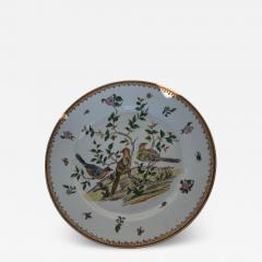 16 5 D Chinese Gold Trim Charger with Bird Scene - 4361338