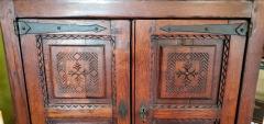 16C Spanish Oak Writing Cabinet Important - 1691457