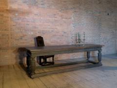 16th Century English Elizabethan Oak Center or Dining Table - 511314