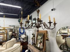 16th Century Italian Wrought Iron Chandelier - 4423779
