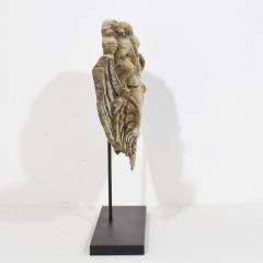 17 18th Century French Baroque Carved Oak Angel Head on Wings - 4120920