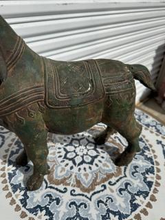 17 5 Vintage Patinated Bronze Goat Sculpture - 4406894