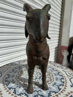 17 5 Vintage Patinated Bronze Goat Sculpture - 4406895