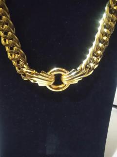 17 Givenchy Cuban Link Gold Tone Necklace - 3843767