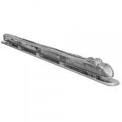 Huge 4 Car 1933 Light Up Aluminum Streamline Train