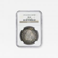 1795 1 Flowing Hair Dollar NGC MS64 3 Leaf Superb  - 4512111