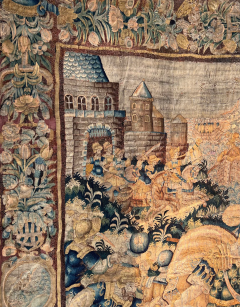 17TH CENTURY PALATIAL FLEMISH BAROQUE HISTORICAL TAPESTRY - 3538149