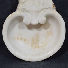 17th 18th Century Italian Baroque Marble Holy Water Font or Stoup - 4109064