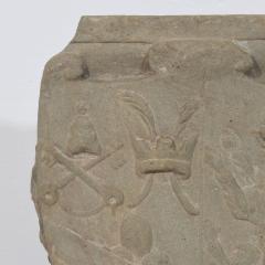 17th 18th Century Italian Carved Stone Coat of Arms With Unicorn - 4518397