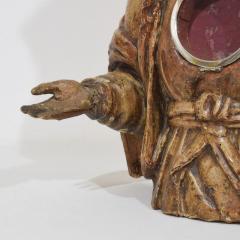 17th 18th Century Italian Wooden Reliquary Bust of a Madonna - 4111965