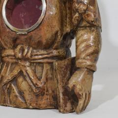 17th 18th Century Italian Wooden Reliquary Bust of a Madonna - 4111971