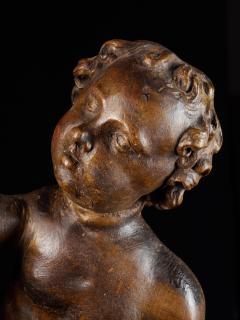 17th C Baroque Saint Italian School Wooden Sculpture of Saint Anthony - 2025153