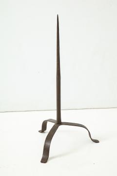 17th C Forged Iron Pricket Candlestick - 937168