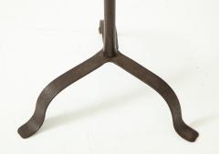 17th C Forged Iron Pricket Candlestick - 937172