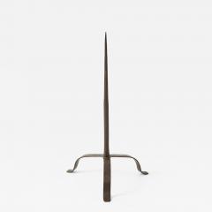 17th C Forged Iron Pricket Candlestick - 938450