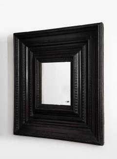 17th C Italian Ebonized Walnut Guilloch Mirror - 3721294