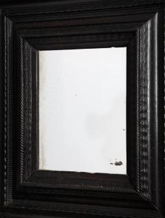 17th C Italian Ebonized Walnut Guilloch Mirror - 3721296