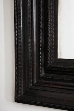 17th C Italian Ebonized Walnut Guilloch Mirror - 3721297