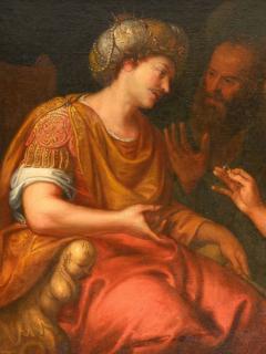 17th C The Ring of Polycrates Tyrant of Samos Circle of Antonio Molinari - 4268361