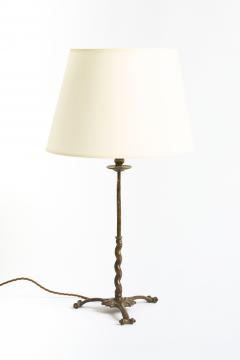 17th Century Bronze Table Lamp - 4218355