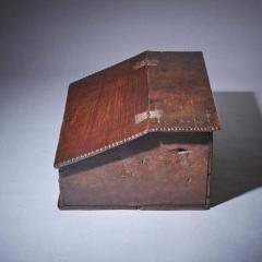 17th Century Charles II Carved Oak Writing Box or Desk Box Circa 1670 England  - 3447742