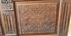 17th Century English Carved Oak Dowry Chest - 4128056