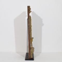 17th Century French Carved Oak Baroque Altar Niche with Angel Head - 4509058