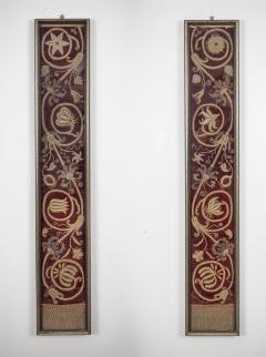 17th Century Italian Baroque Embroidery Panels - 4313026