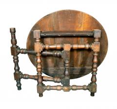 17th Century Italian Baroque Walnut Folding Table - 4555020