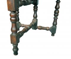 17th Century Italian Baroque Walnut Folding Table - 4555022