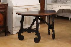 17th Century Italian Baroque Walnut Fratino Consoles with Carved Bases a Pair - 3577389